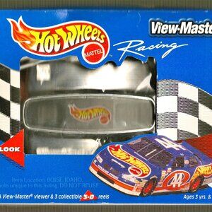 VINTAGE View-Master HOT WHEELS set Kyle Petty NASCAR Pontiac Grand Prix SEALED